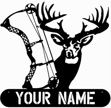 Deer and Bow - Custom Sign