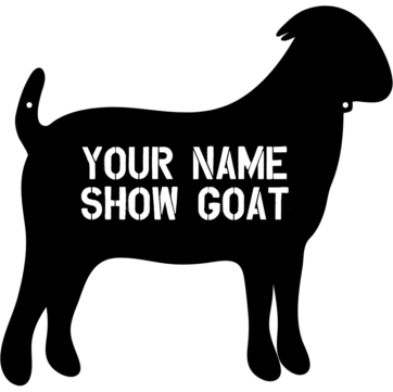 Show Goat - Custom Sign