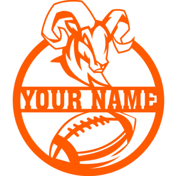 Mt. Vernon Rams Football - Custom Sign